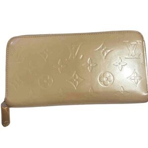 Louis Vuitton Gold Monogram Zippy Vernis Wallet SP4171; made in France